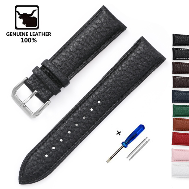 Suede Strap Watch - ライチ柄ソフトレザー時計バンドブレスレット 14 ミリメートル 16 ミリメートル 18