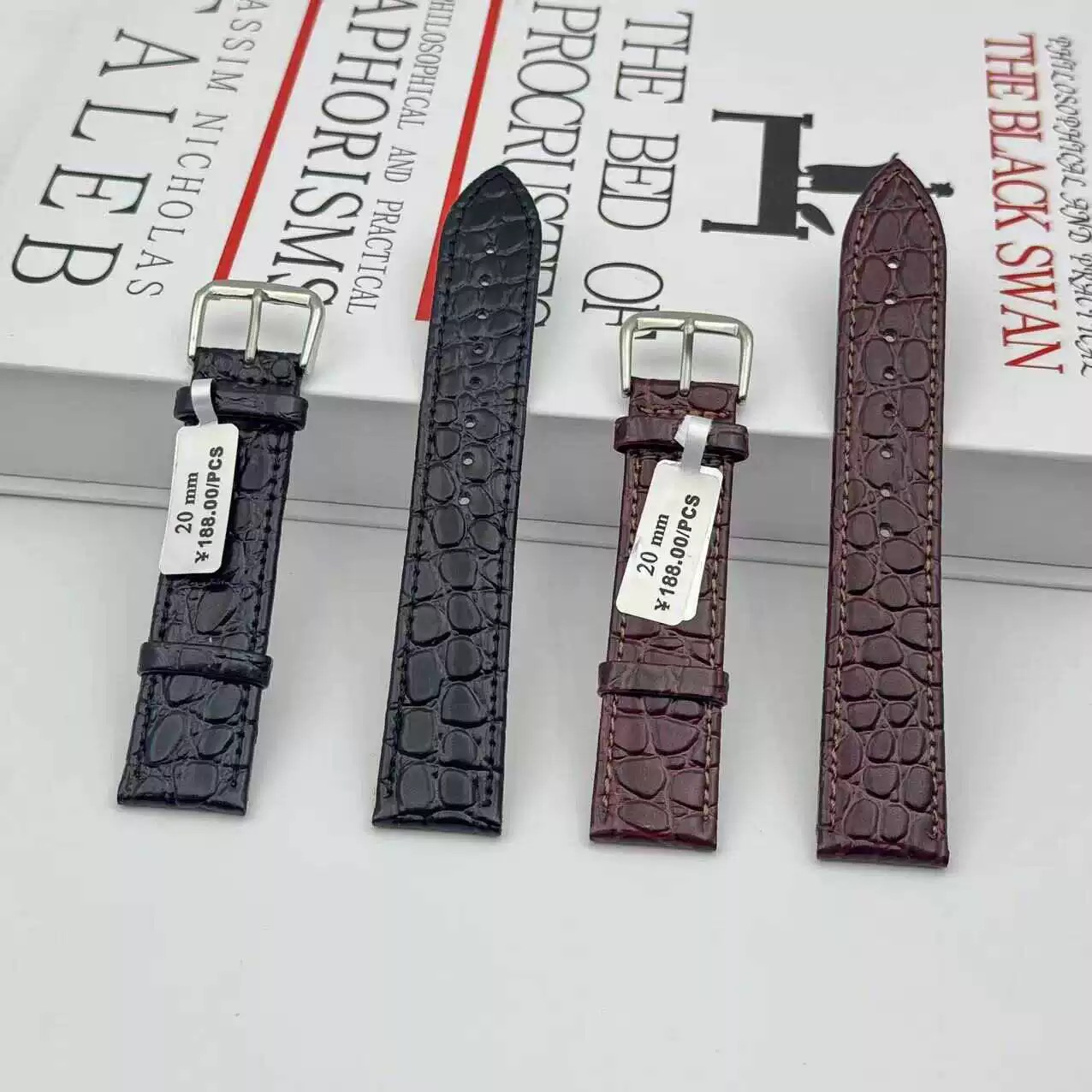 Suede Strap Watch - 薄い本革時計ベルトストラップ 10 12 13 14 15