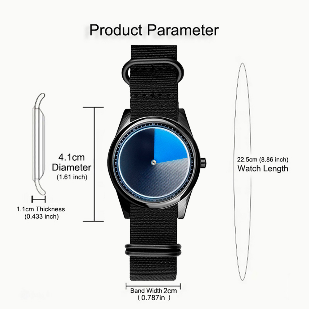 カラフルで美しいファッションウォッチ、快適なキャンバスストラ - Canvas Strap Watch のレビューと価格