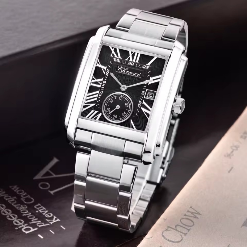 CHENXI 8216 クォーツ時計ファッションシンプルなビ - Cartier Watch Santos のレビューと価格