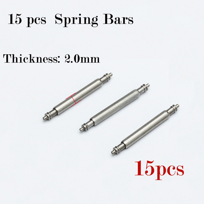 15 個時計バンドピン 2.0 ミリメートル直径ストラップス - Spring Bar Tool Set のレビューと価格