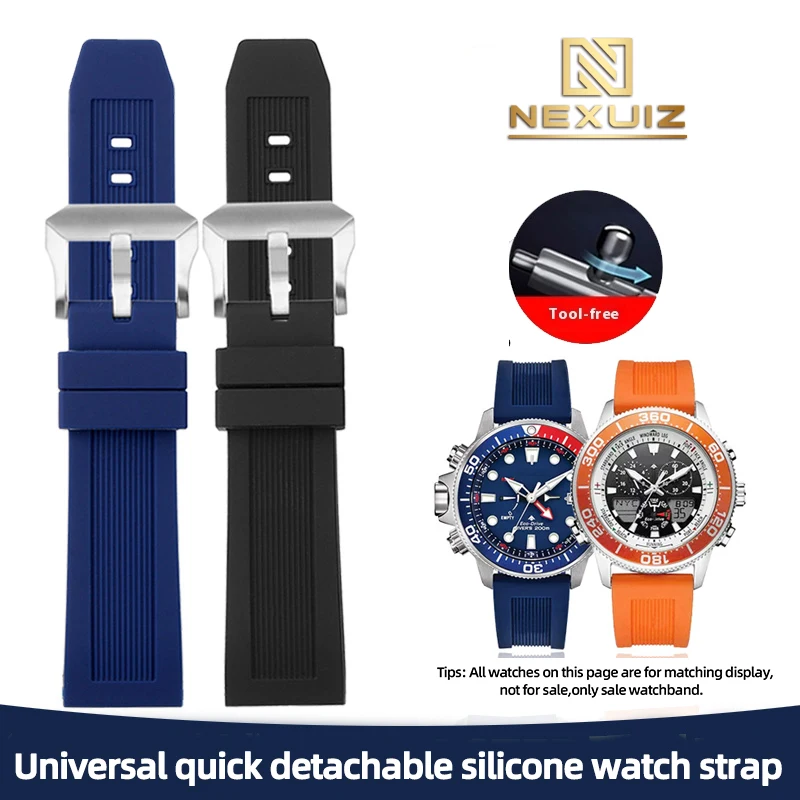 ユニバーサルスポーツシリコーン時計アクセサリーシチズンプロマ - Citizen Watch Promaster のレビューと価格