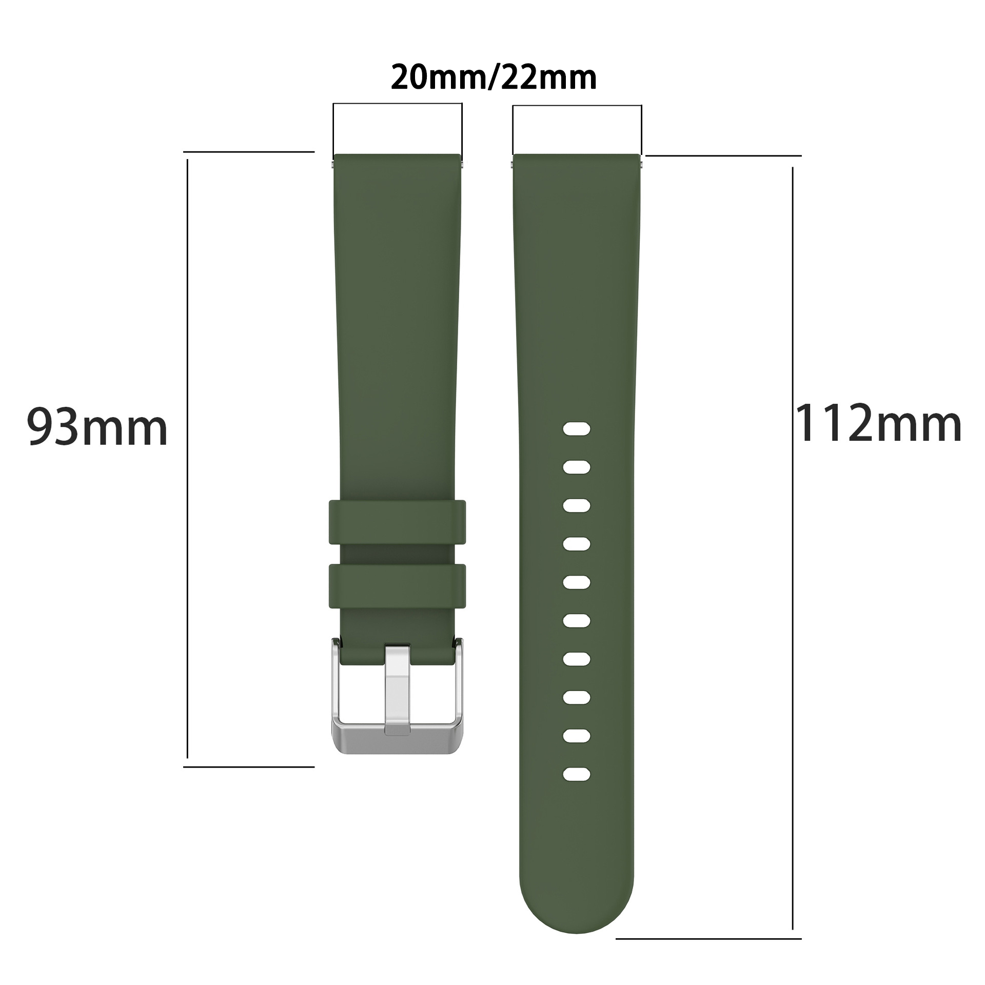 ホットセール 20MM 22MM シリコン製腕時計ストラップ - Suede Strap Watch のレビューと価格