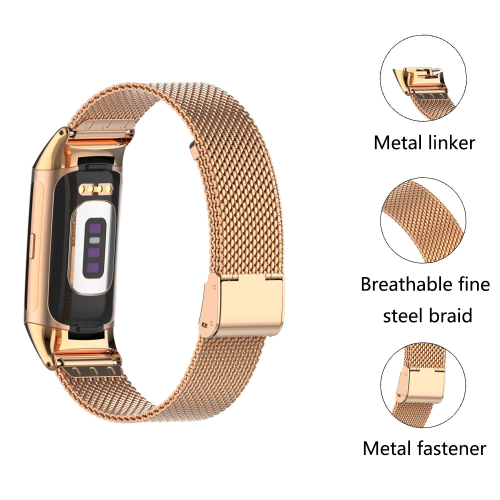 Fitbit Charge 5/6 ステンレススチールメッシ - Mesh Strap Metal のレビューと価格