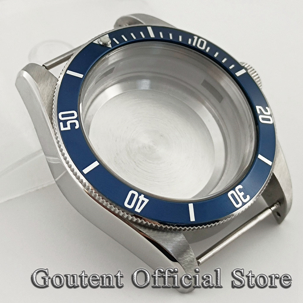 Goutent-サファイアクリスタルシルバーウォッチケース, - Seiko Watch 5 Sports のレビューと価格