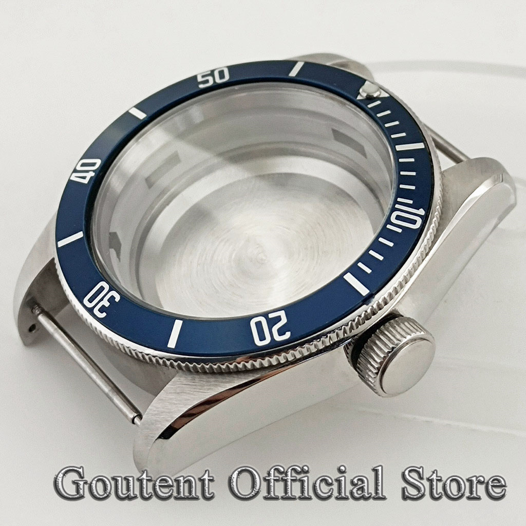 Goutent-サファイアクリスタルシルバーウォッチケース, - Seiko Watch 5 Sports のレビューと価格